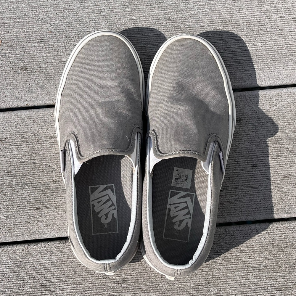 dark grey vans